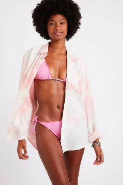 Banana Moon CHEMISE Tunique Beachwear rose PAROO ARUTA S- Tuniques