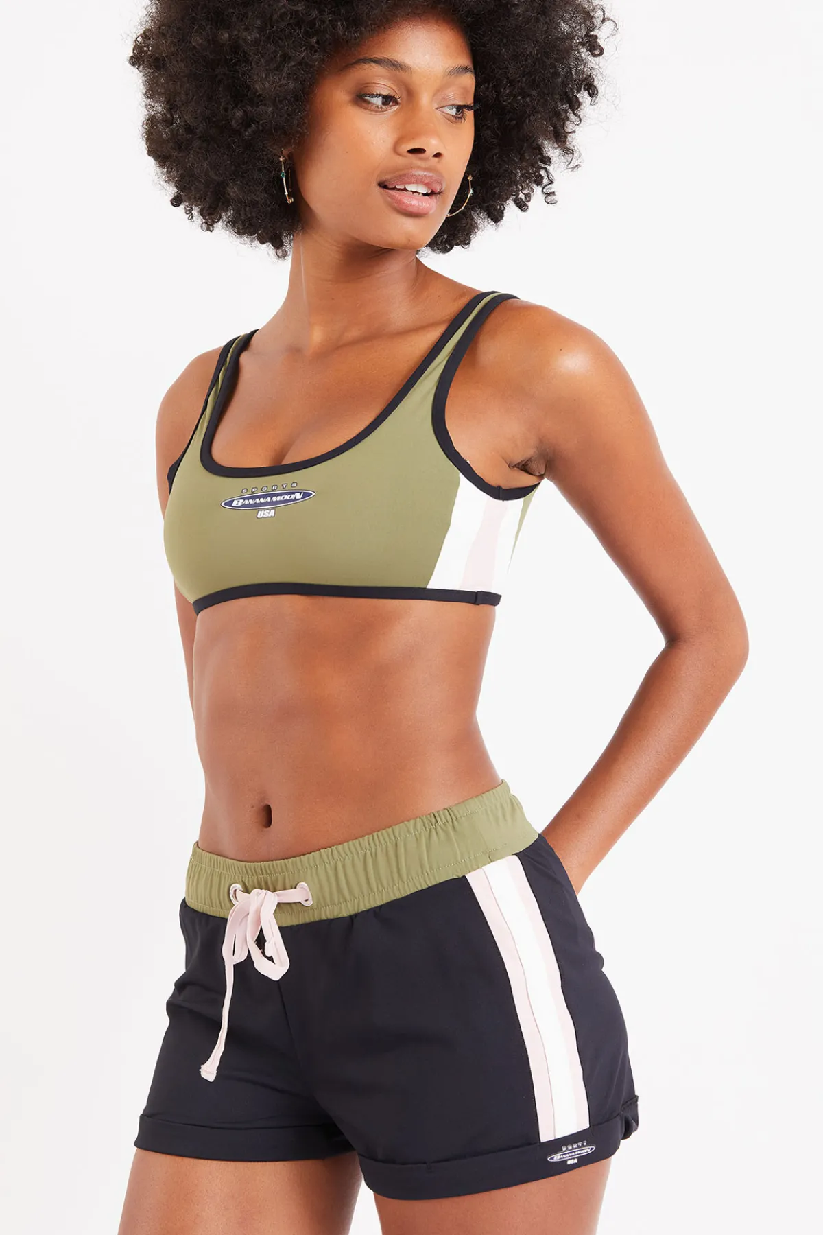 Banana Moon Ensemble de sport et noir Kenpo Player & Maga Sprint- Maillots De Bain Sport