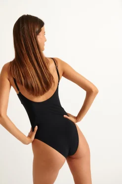 Banana Moon MAILLOT 1 PIECE ROSALIA BLACK-Femme Balconnet & Armature|Maillot 1 Pièce