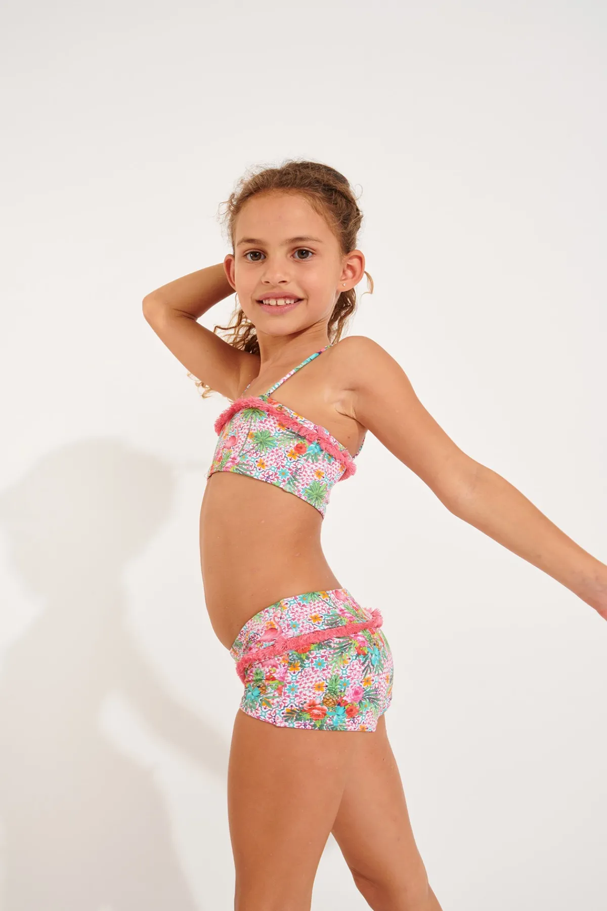 Banana Moon MAILLOT 2 PIECES M LULLU FLAMINGO-Enfant Fillette Et Garçon