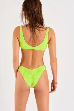 Banana Moon Maillot de bain 2 pièces anis PULCO & KAPEA HIBISCRUN-Femme Échancré|Brassière