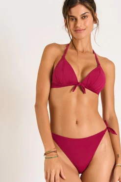 Banana Moon Maillot de bain 2 pièces bordeaux MISKO & DASIA BAIASUN-Femme Classique|Culotte Nouée