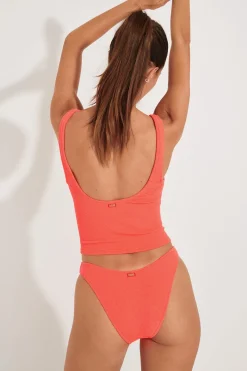 Banana Moon Maillot de bain 2 pièces corail TIAMO & NAIDA SCRUNCHY- Brassière