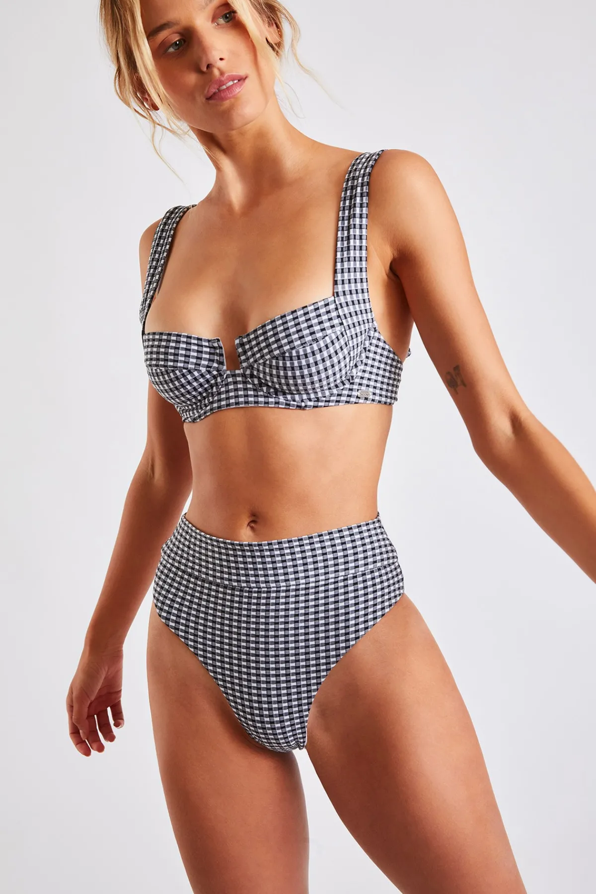 Banana Moon Maillot de bain 2 pièces Balco & Sandra Babydoll-Femme Taille Haute|Bonnet D