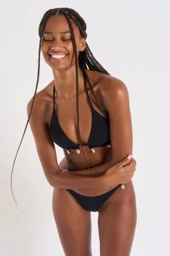 Banana Moon maillot de bain 2 pièces noir SHELLO & LAYA BLACKSAND-Femme Triangle|Bikini