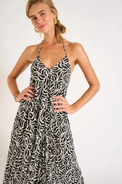 Banana Moon ROBE BEACHWEAR OHARA ZEBRAVOIL- Robes De Plage