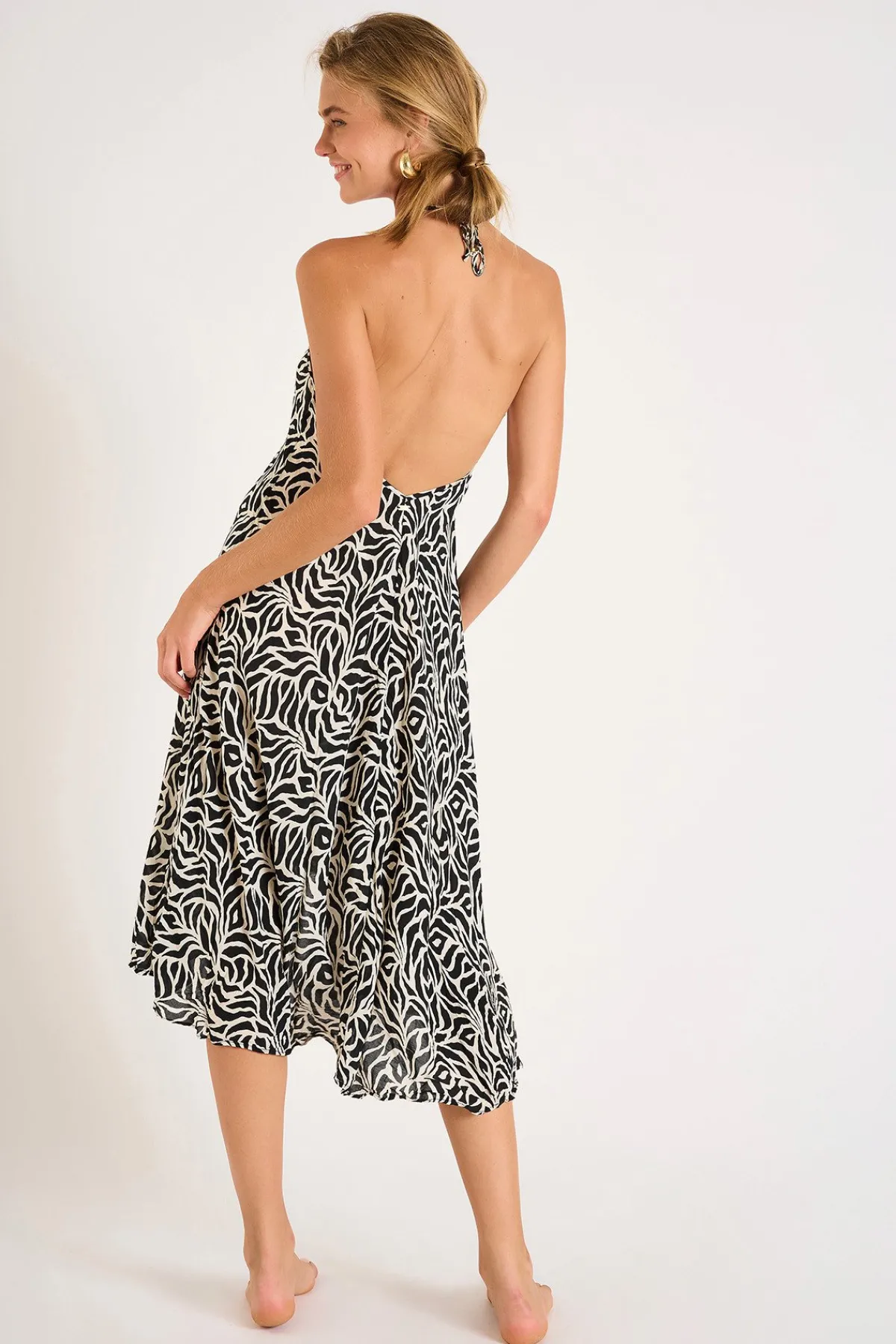 Banana Moon ROBE BEACHWEAR OHARA ZEBRAVOIL- Robes De Plage