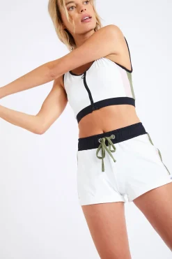 Banana Moon Tenue de sport été blanche Hakko & Maga Sprint- Maillots De Bain Sport|Pantalons & Shorts